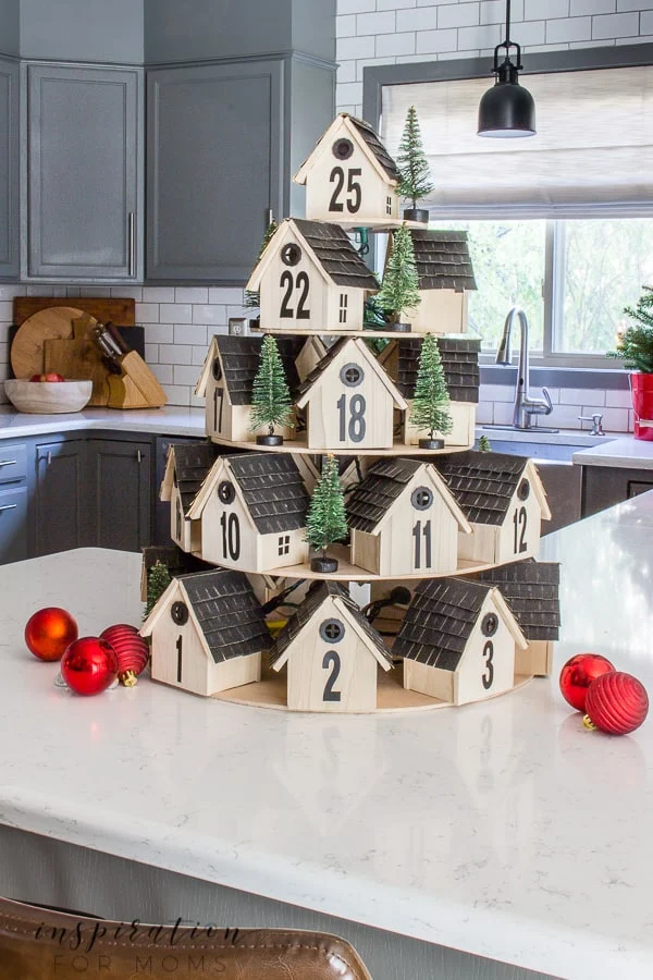 DIY-Tiered-Wooden-Advent-Houses-Inspiration-for-Moms
