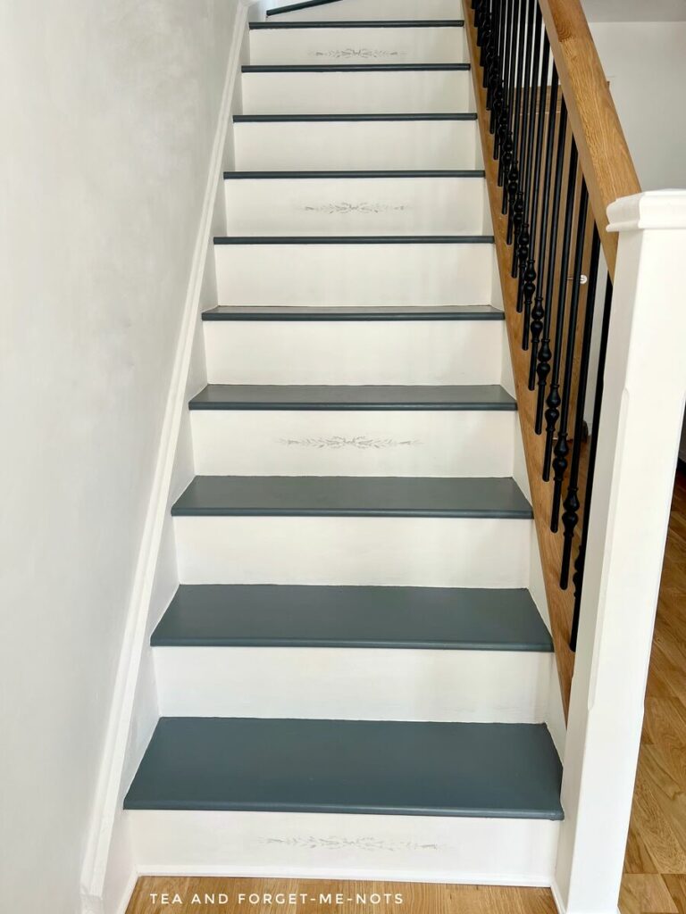DIY painted staircase