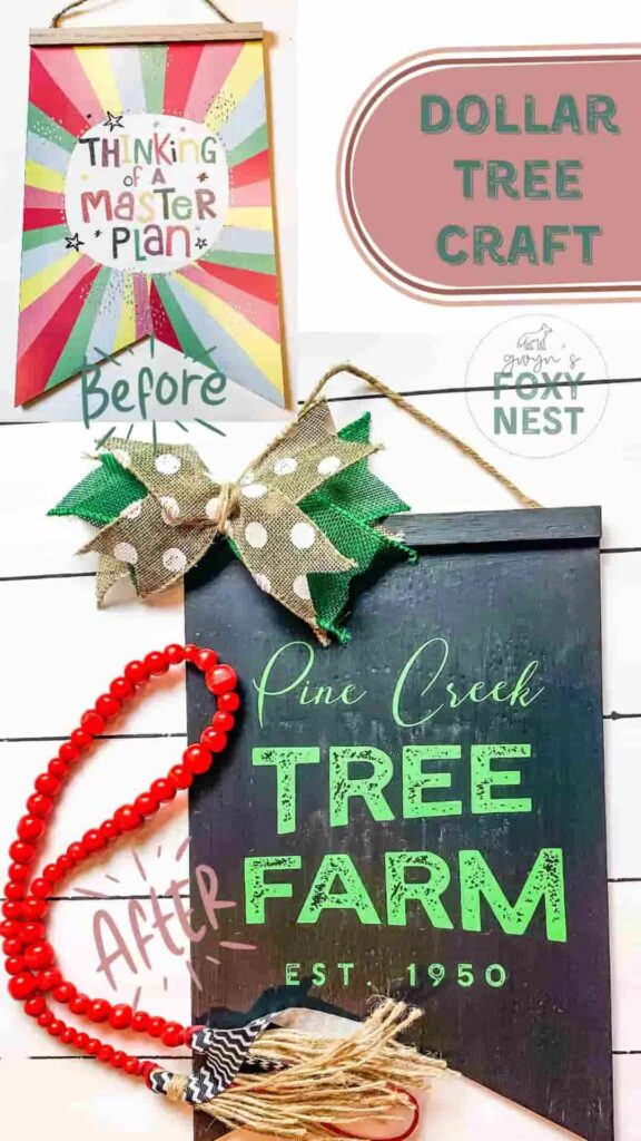 dollar-tree-sign-makeover-ideas-for-Christmas-gwyns-foxy-nest