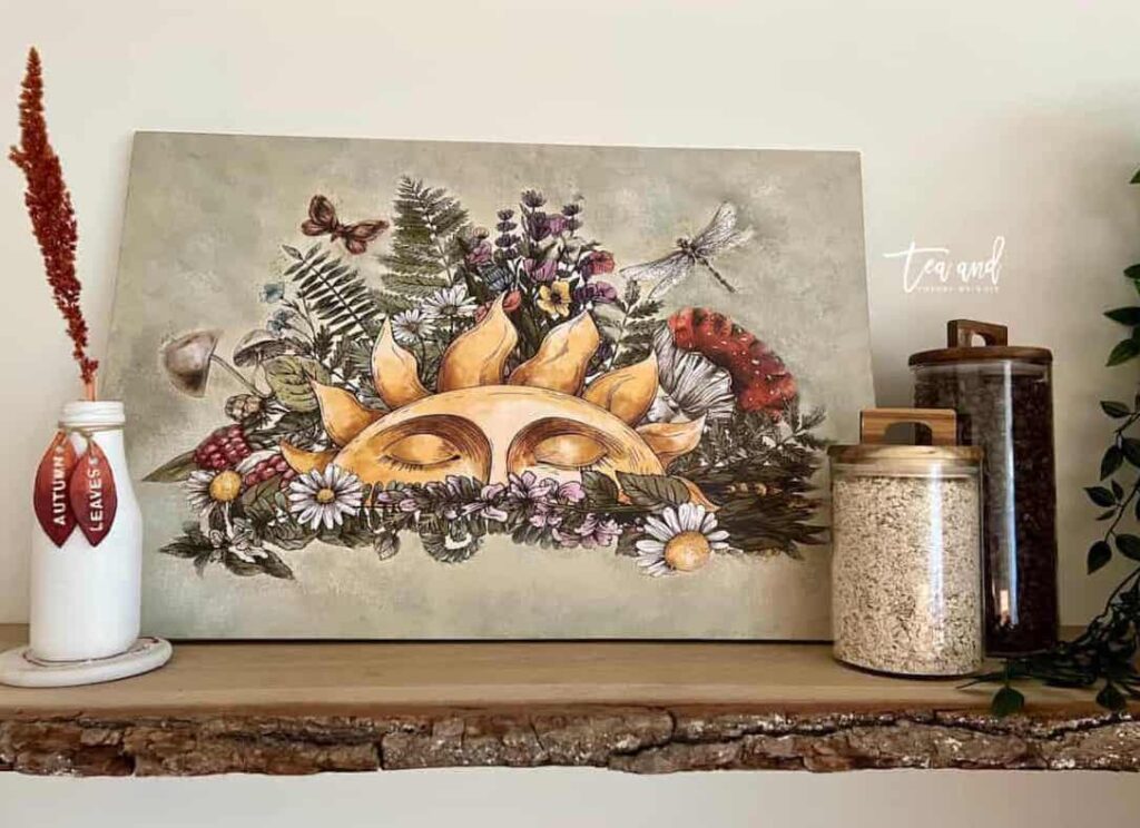 how to decoupage on canvas