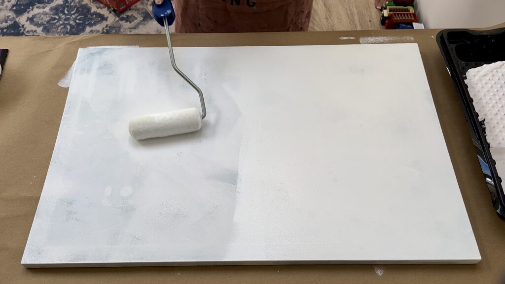 priming canvas before applying decoupage