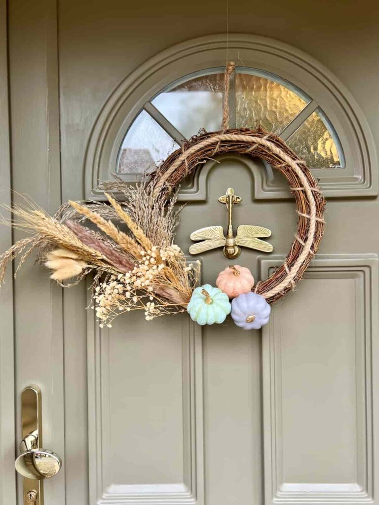 diy pumpkin wreath