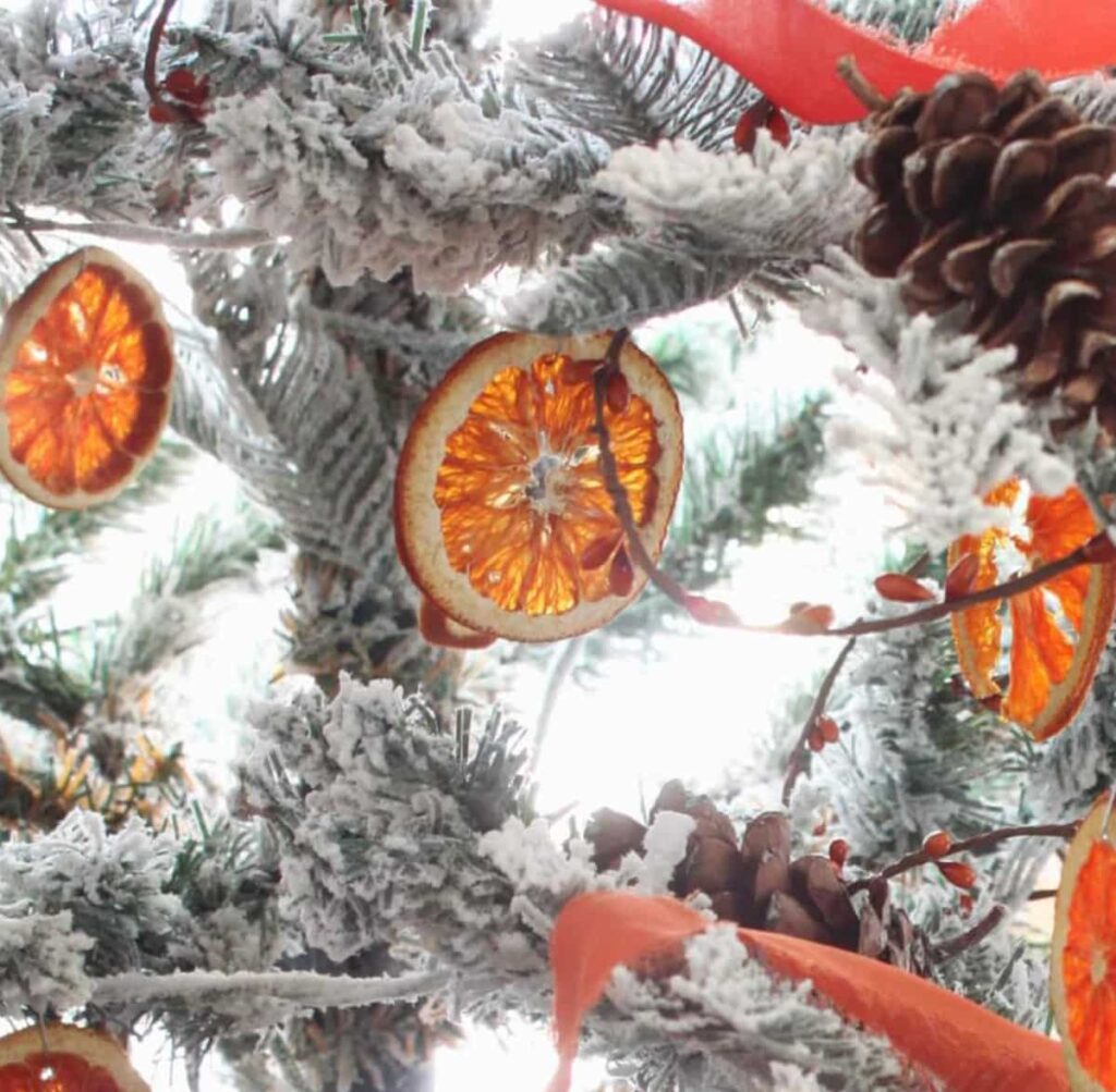 shop at blu orange slice ornaments