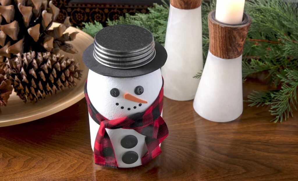 snowman-mason-jar-craft
