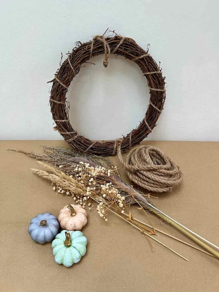 supplies for wreath