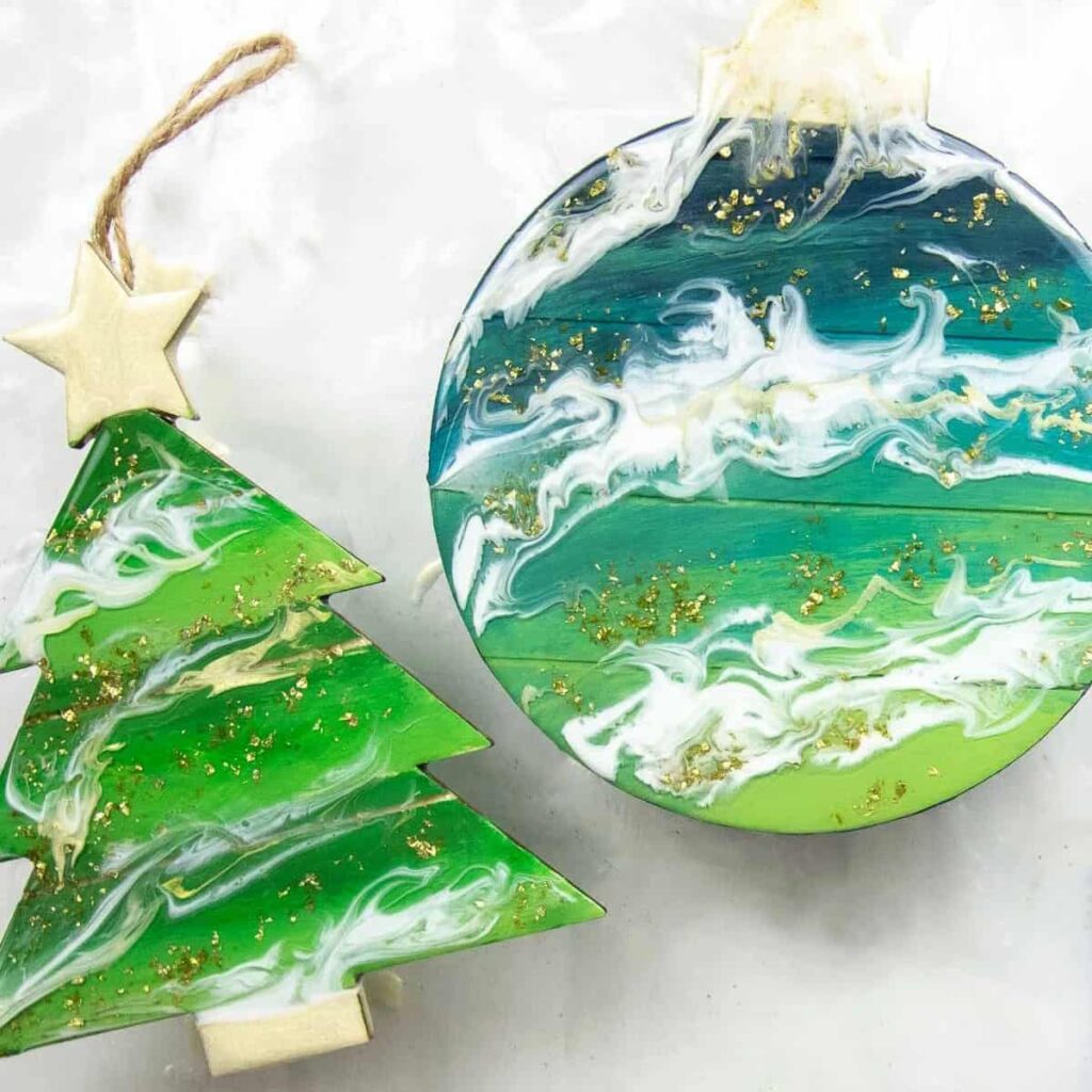 sustain my craft habit resin baubleS