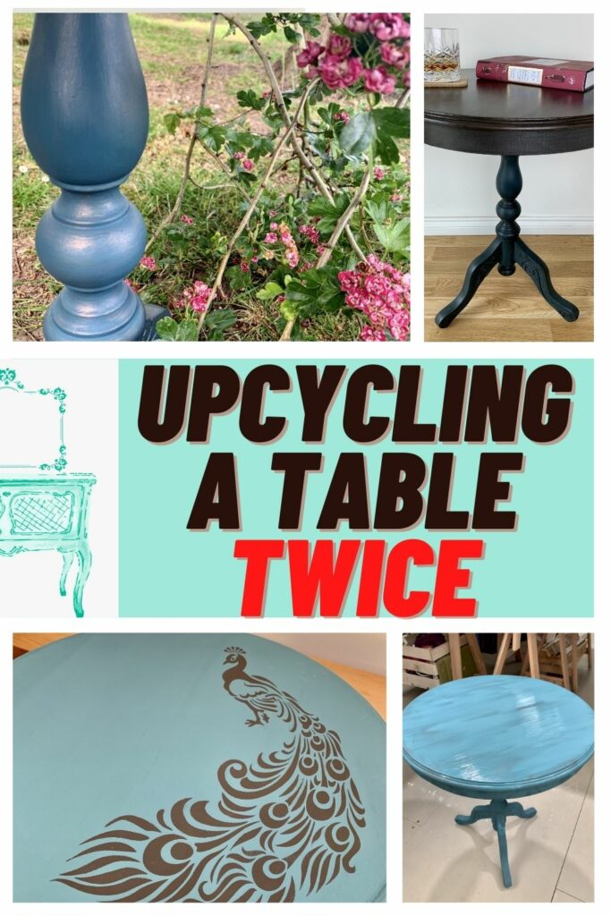 Pinterest pin upcycle table
