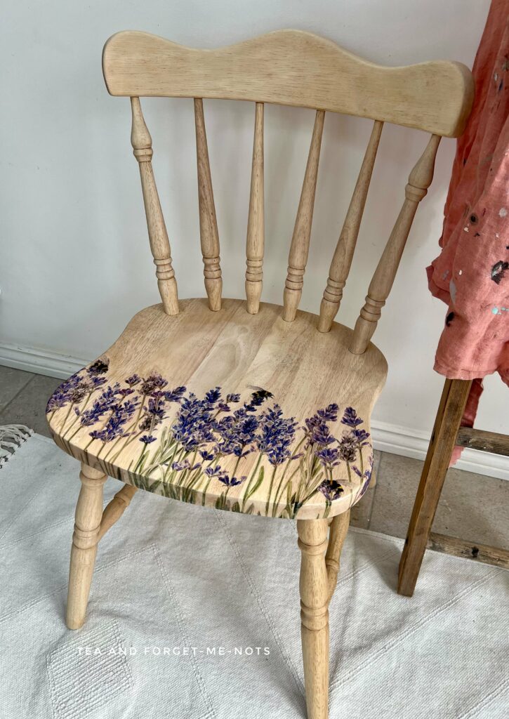 upcycle an old wooden chair