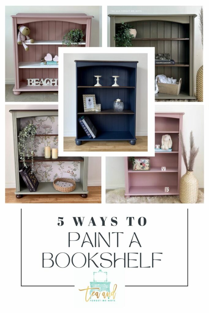 5 unique ways to paint a bookshelf