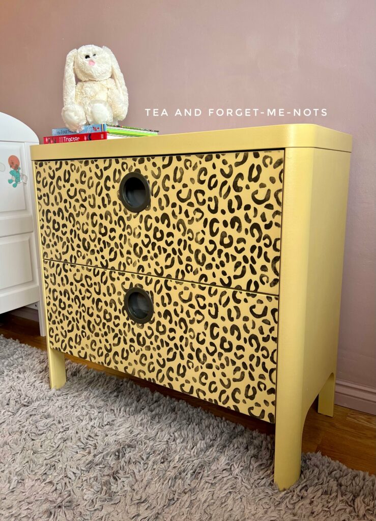 painted ikea dresser for children's room