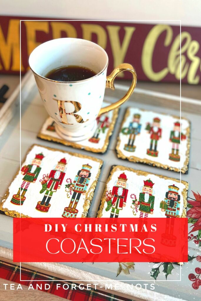 DIY decoupage Christmas ornaments