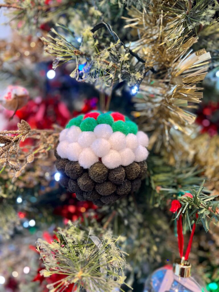 Christmas pudding bauble