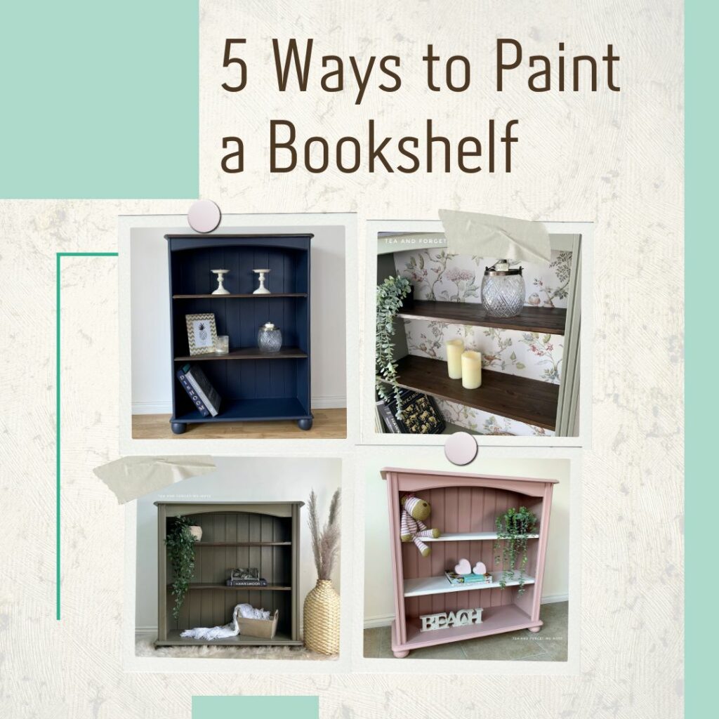 5 ways to paint a bookshelf