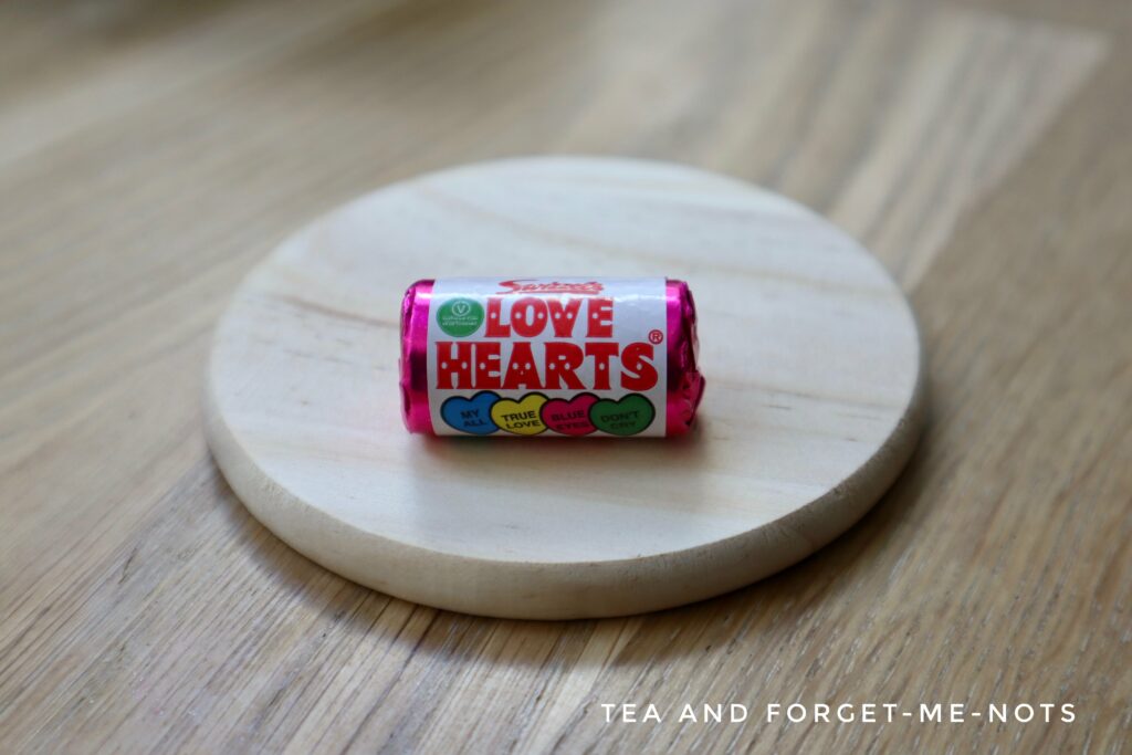Love hearts inspired coaster diy project