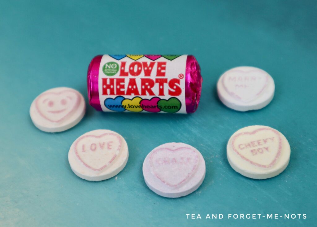 Love hearts sweets