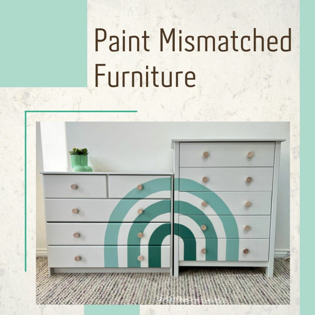 paint mismatched furniture