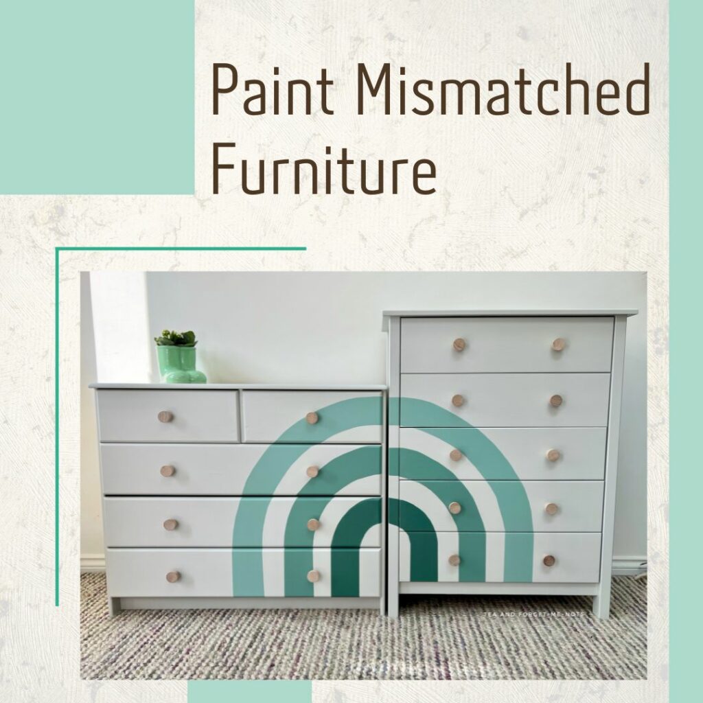 paint mismatched furniture