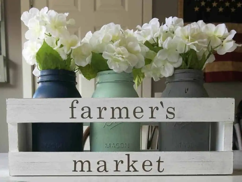 Farmers Market Farmhouse Crate