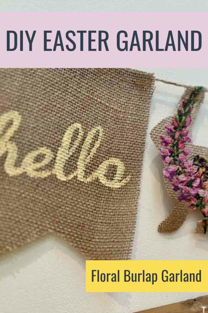 diy easter garland pin