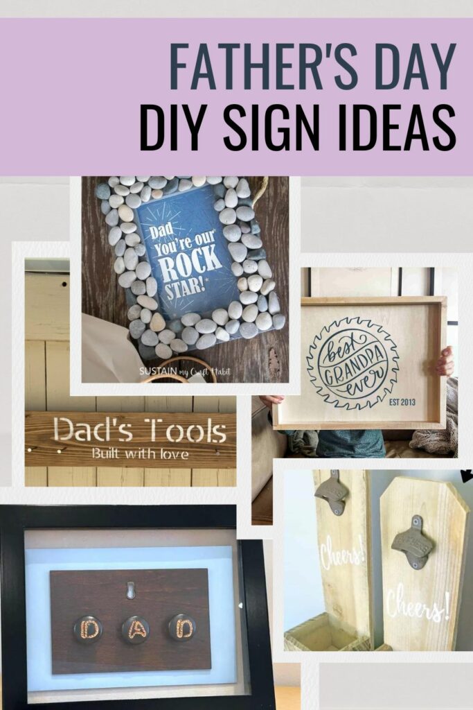 fathers day diy signs