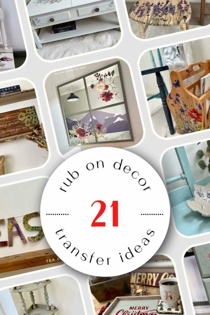 21 rub on transfers for furniture ideas