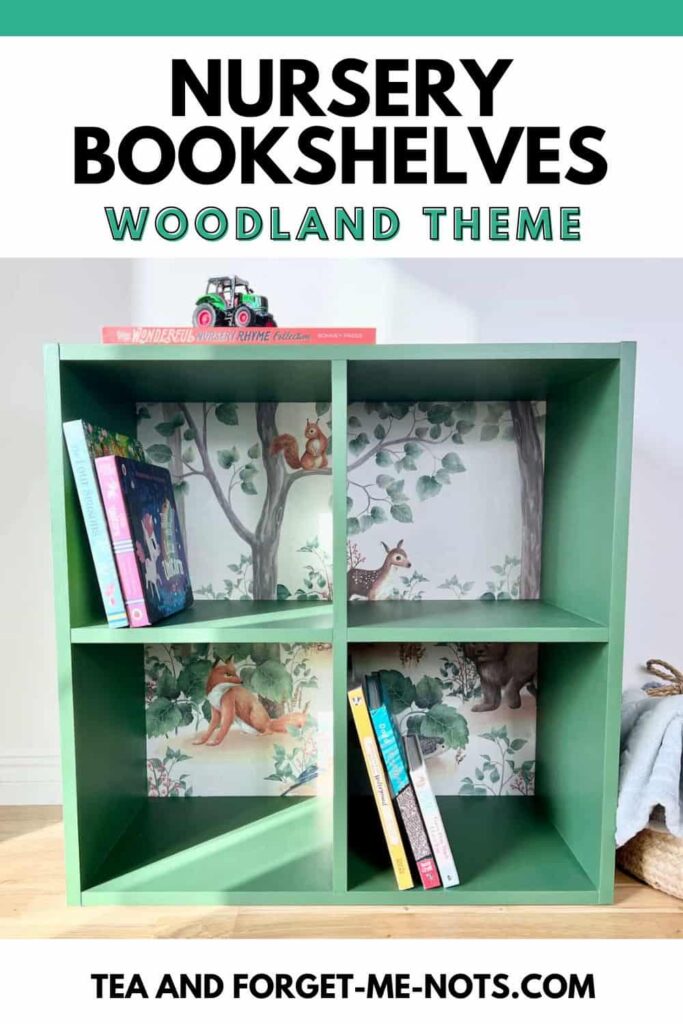 DIY NURSERY BOOKSHELVES PIN