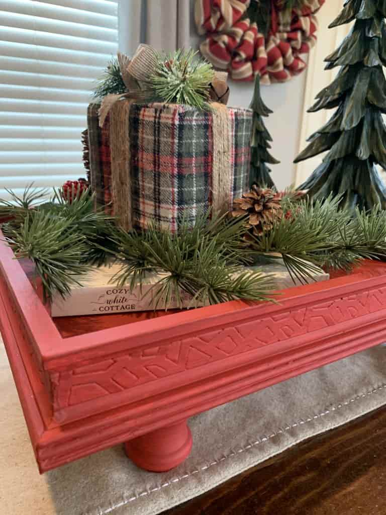 christmas coffee table centerpiece