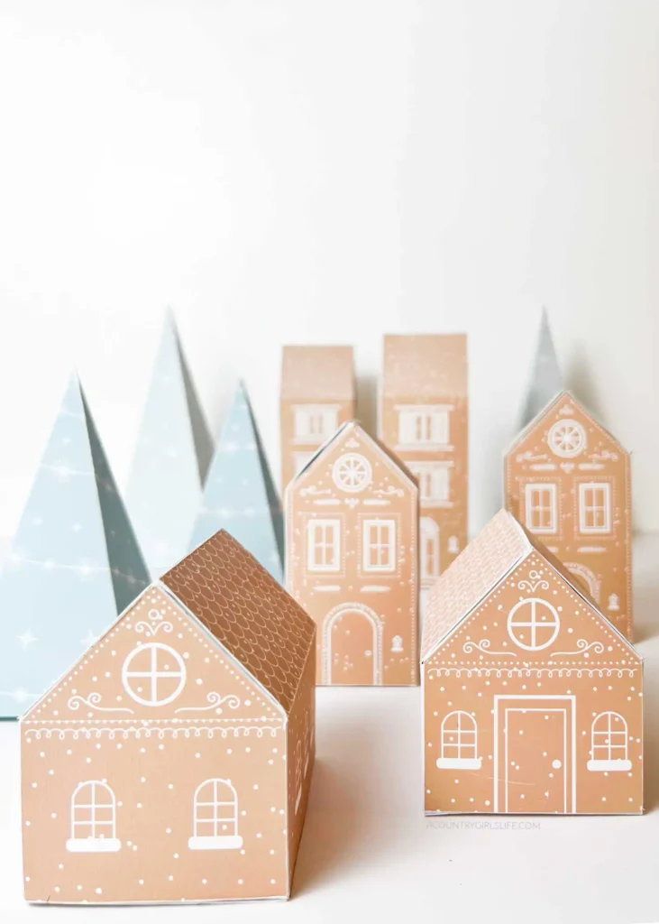 Christmas-Paper-Village-DIY