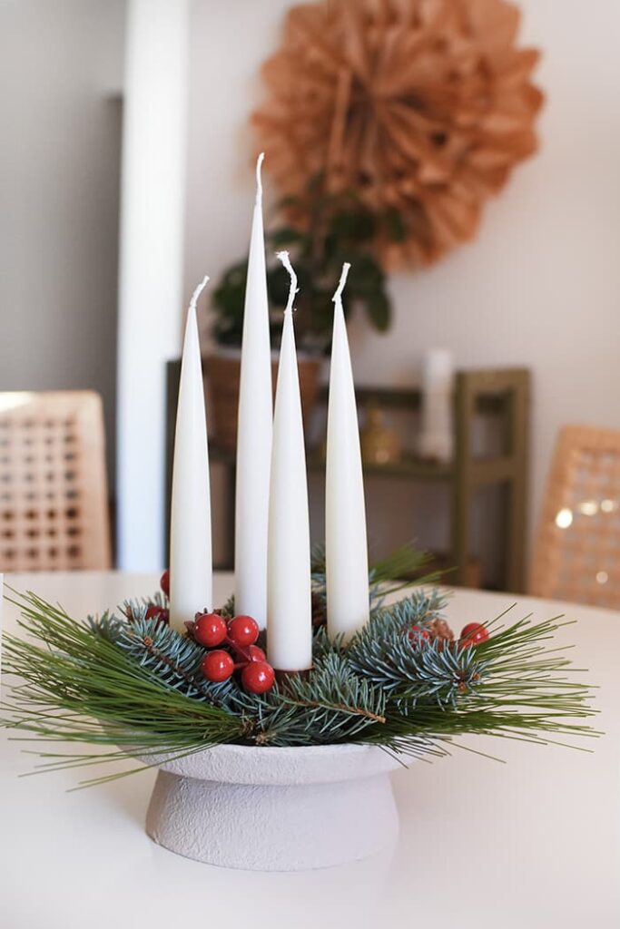 DIY-Pedestal-Advent-Wreath