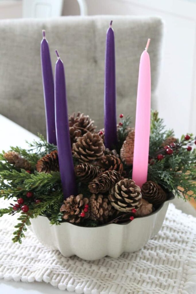 easy-advent-wreath-craft