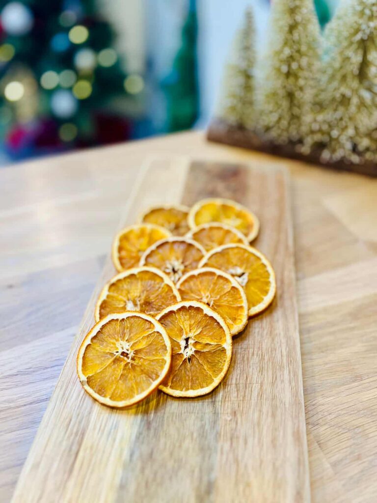 dehydrated orange slices