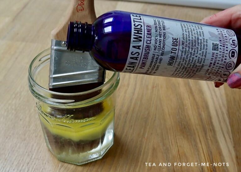 How To Clean Acrylic Paint Brushes Easily (8 Ways!) – Tea and Forget-me ...