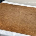 Coir door mat before upcycling