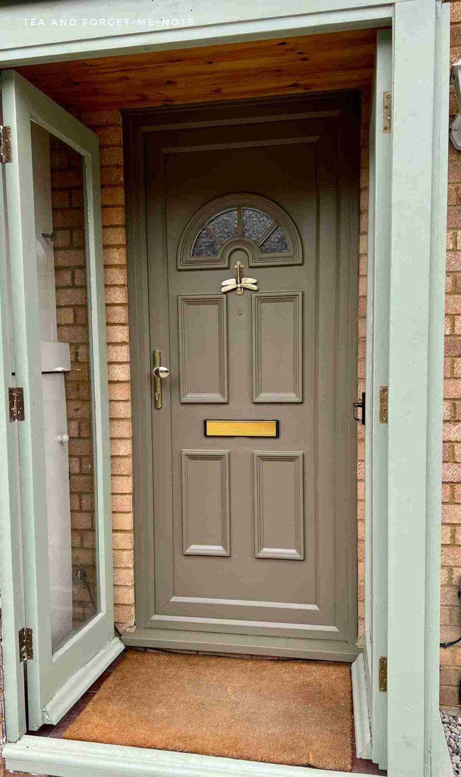 How To Paint a UPVC Front Door Easy DIY Makeover Tea and