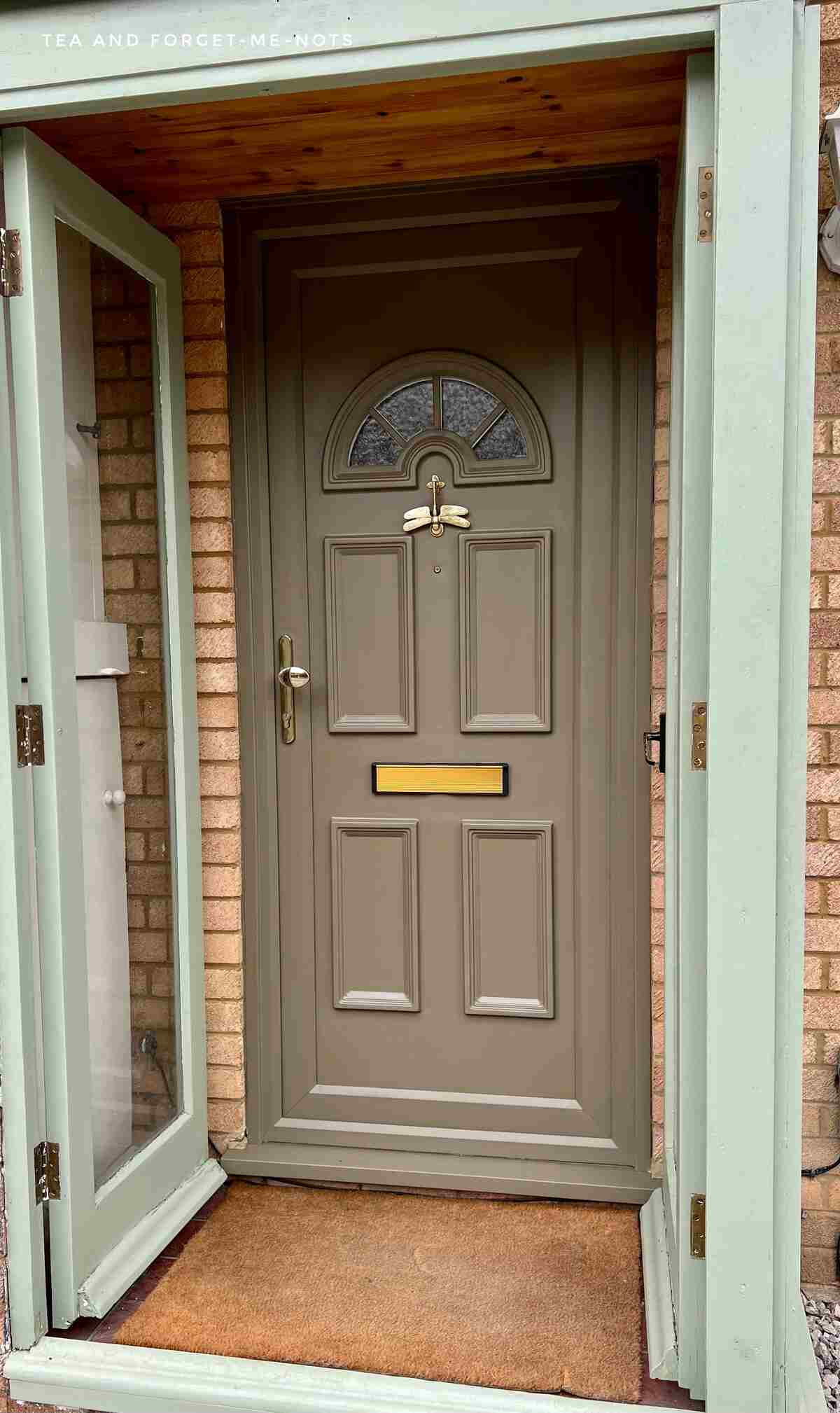 How To Paint a UPVC Front Door Easy DIY Makeover Tea and