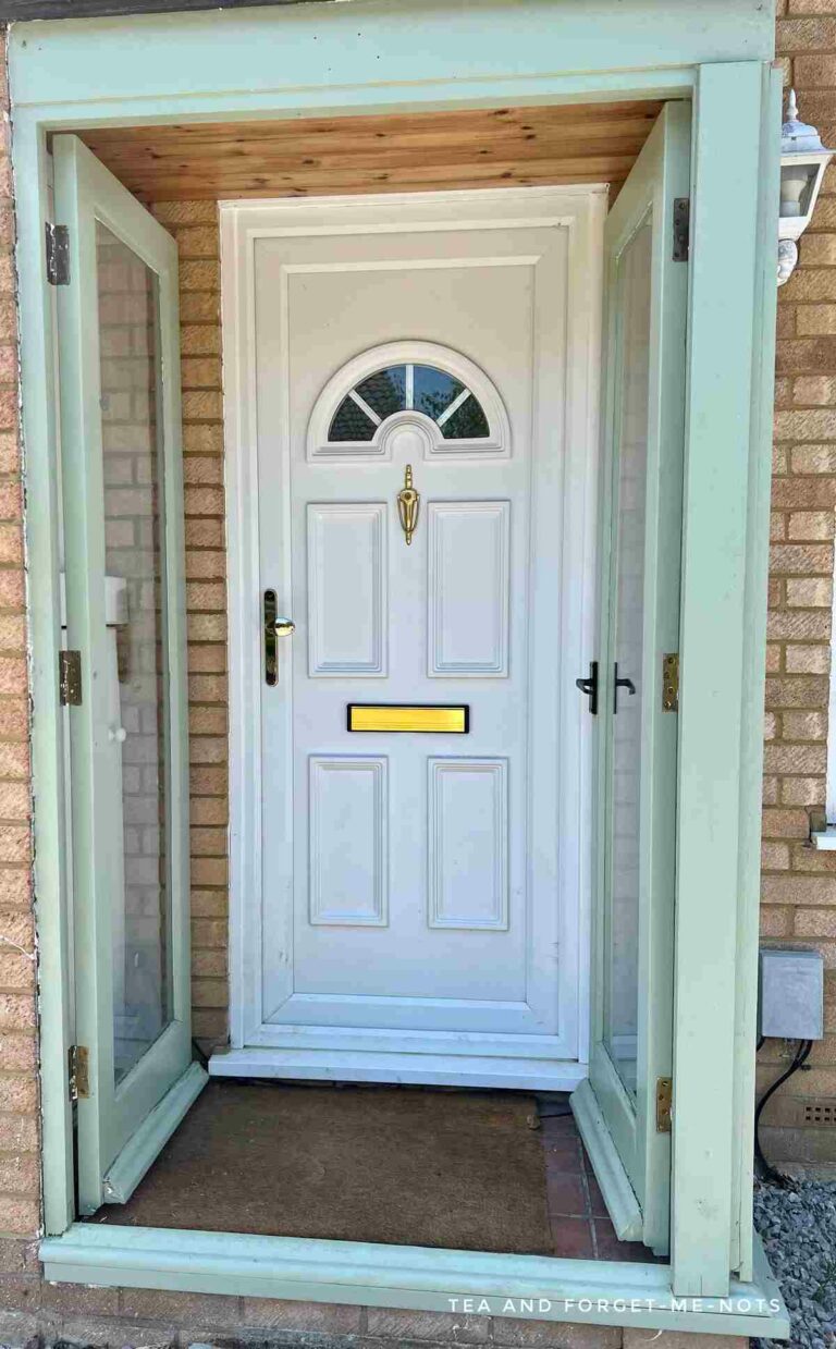 How To Paint a UPVC Front Door Easy DIY Makeover Tea and