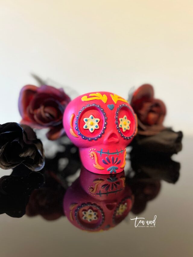 Day of the Dead Decorations DIY Painted Skull
