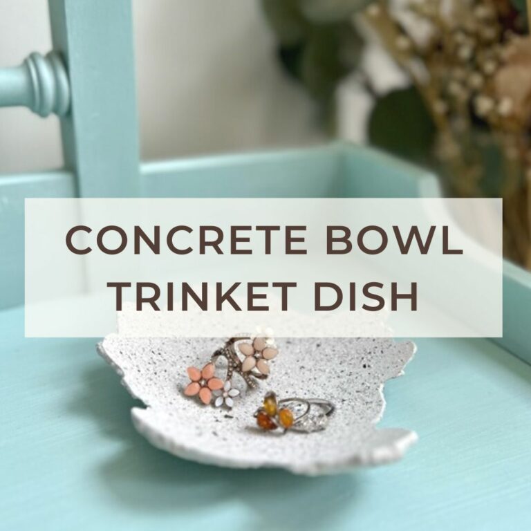 How To Make 4 Easy DIY Concrete Bowl Trinket Dishes