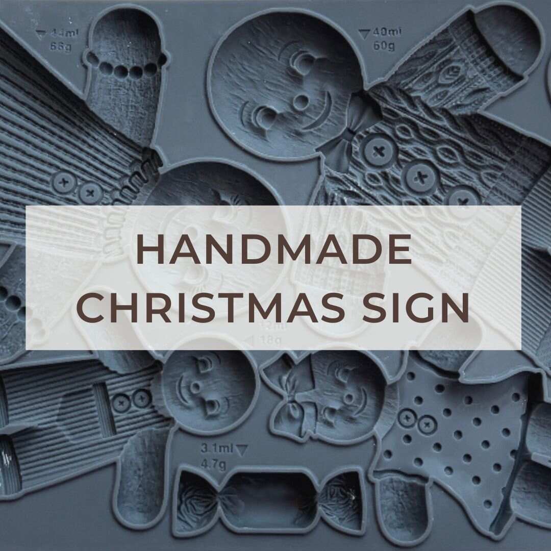 handmade christmas sign