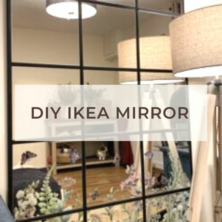 Wait until you see this cool industrial DIY IKEA mirror