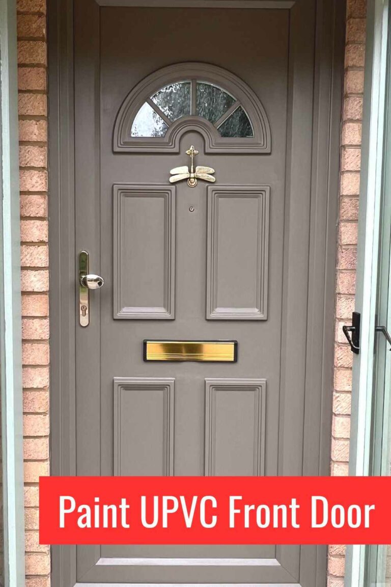How To Paint a UPVC Front Door Easy DIY Makeover Tea and