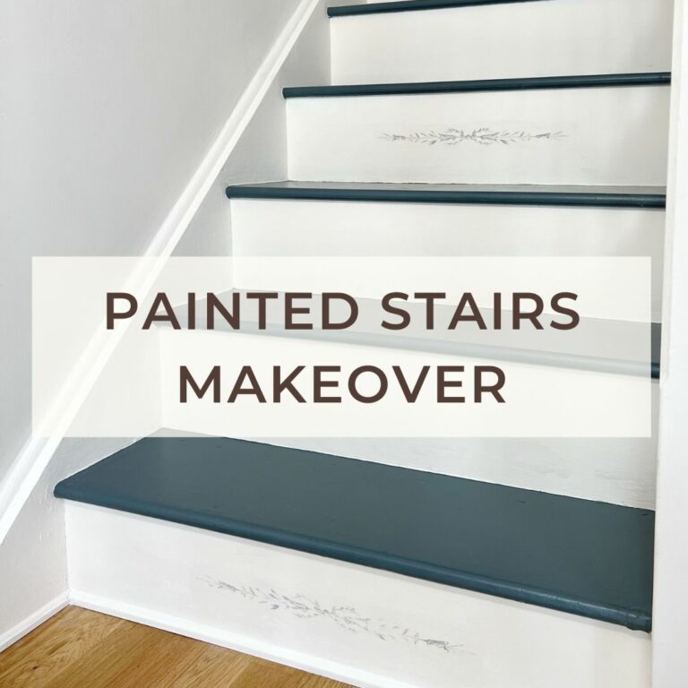 Easy Way to Paint a Staircase (DIY Painted Stairs Makeover)