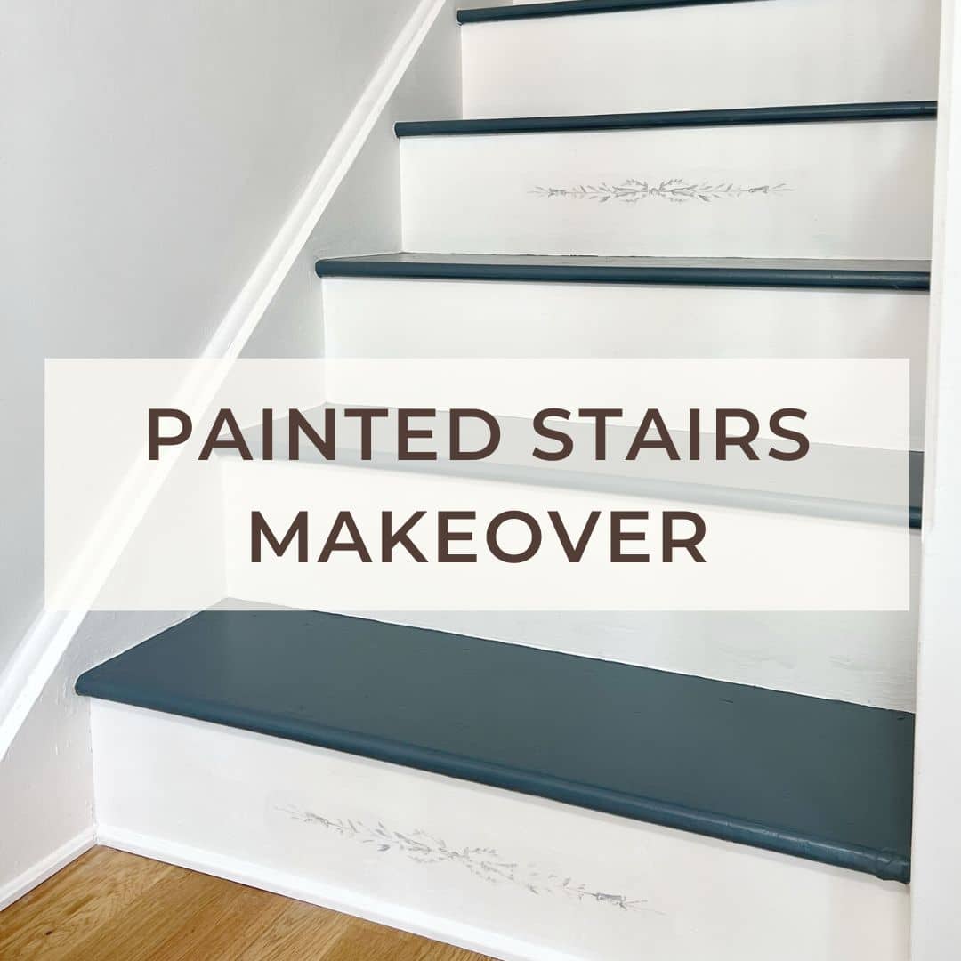 painted stairs makeover