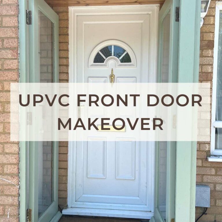 How To Paint a UPVC Front Door – Easy DIY Makeover