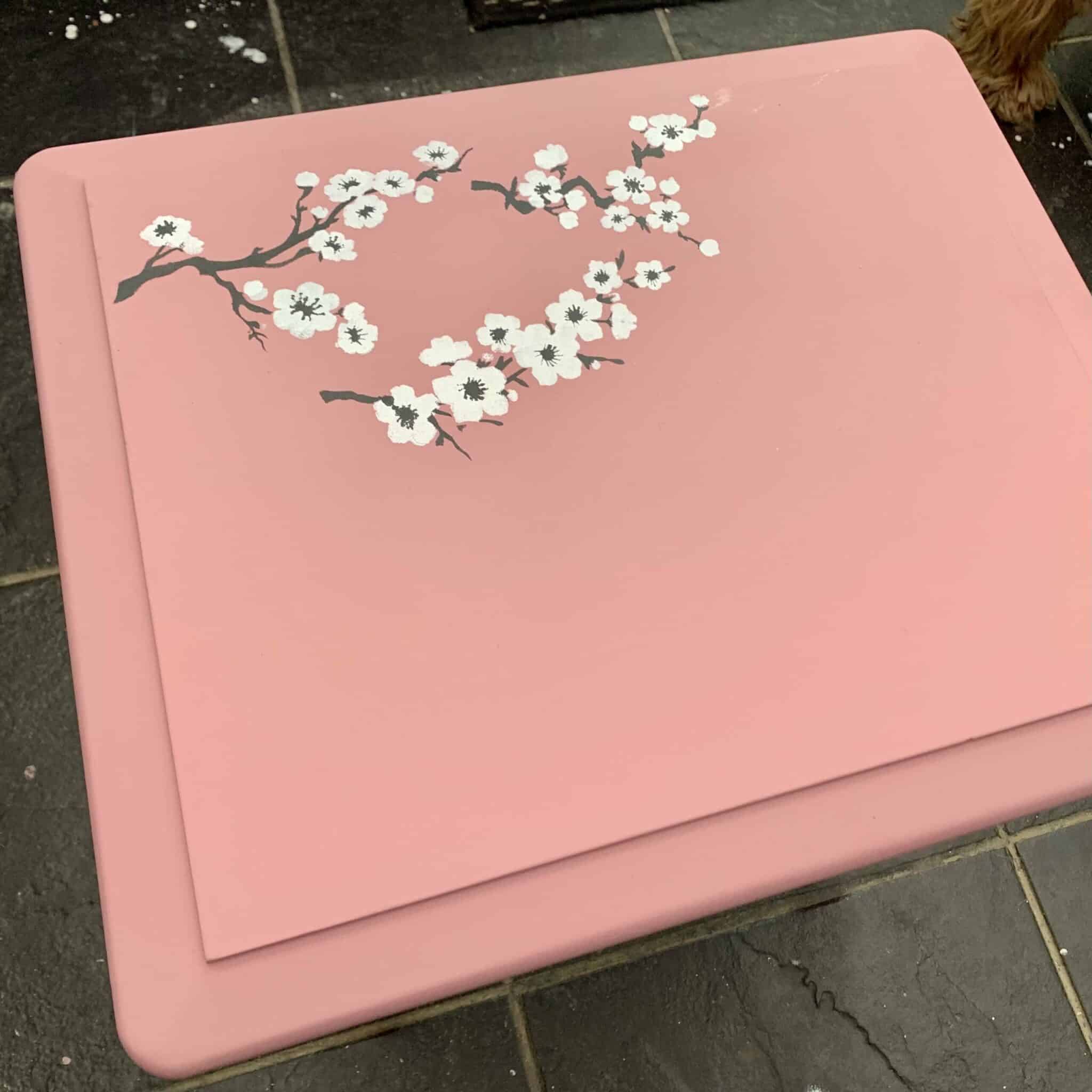 Finished stencilled image