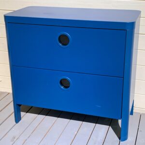 Blue chest of drawers