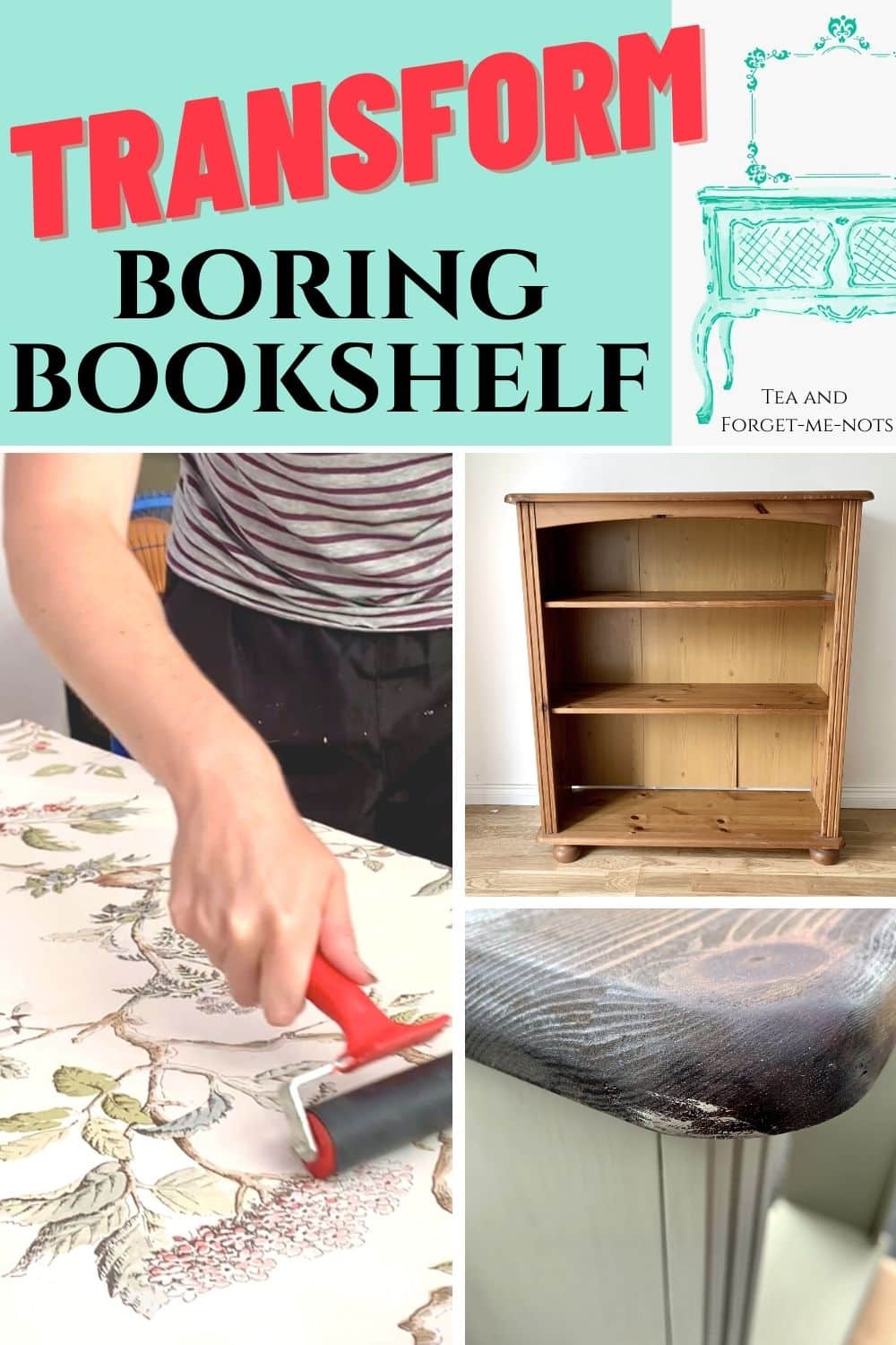 Before and After Bookcase Makeover | Inspired by Nature – Tea and ...