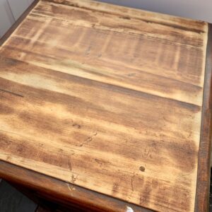 Dents on the top - Mess-free distressed furniture