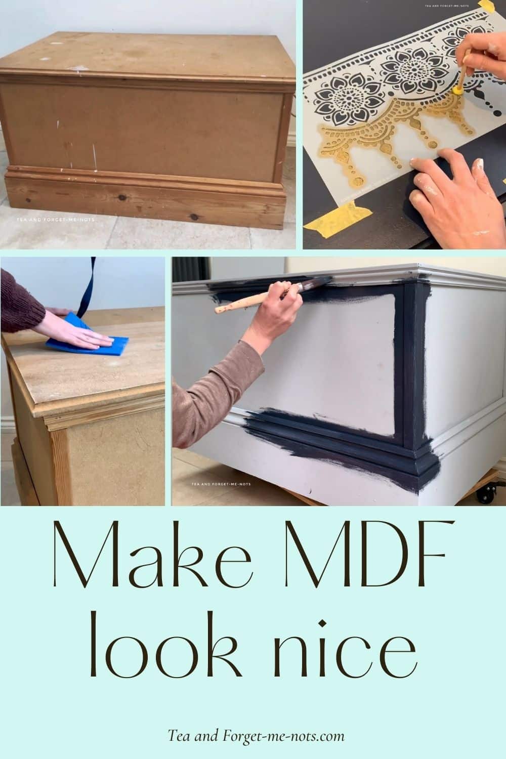 Painting mdf clearance furniture