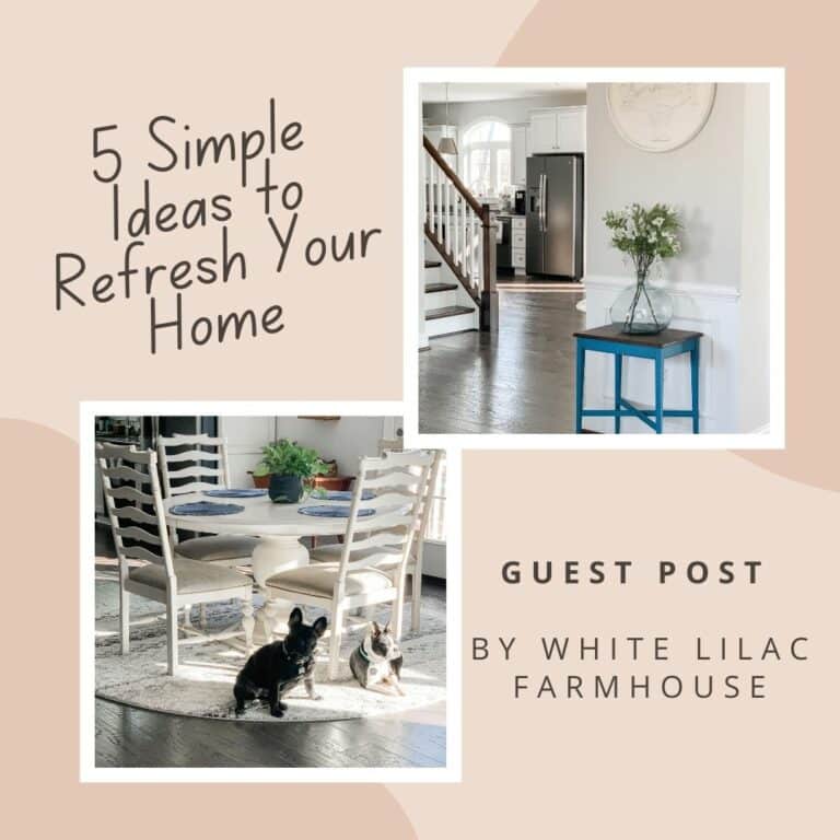 5 Simple Ideas to Refresh Your Home – Guest Post